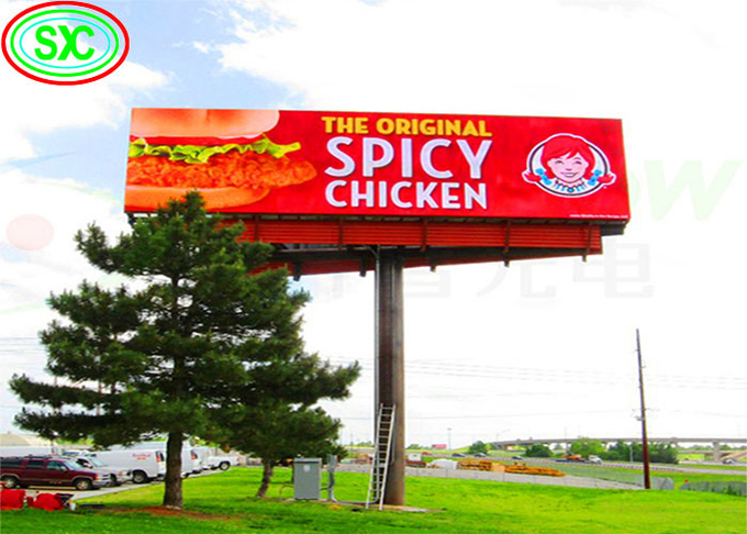 P8 Outdoor Full Color HD LED Die-Cast Aluminum Screen 15625 Dot Matrix/Sqm