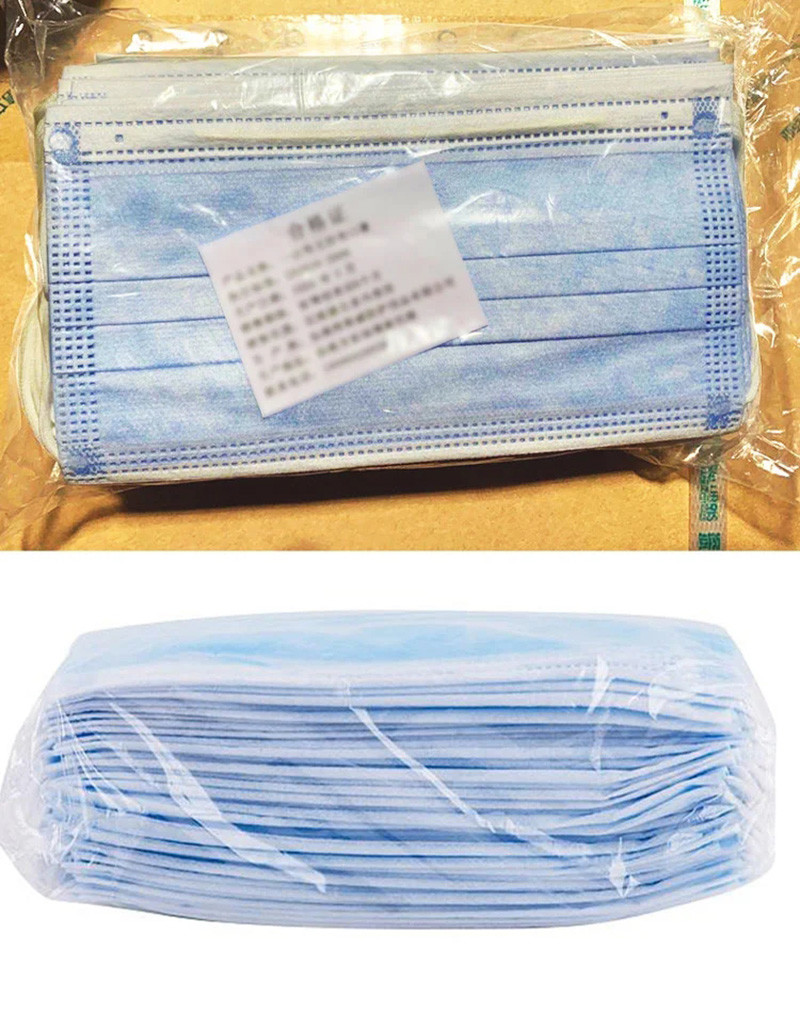 Surgical Disposable Earloop Face Mask 3 Ply Surgical Face Mask Dust Proof