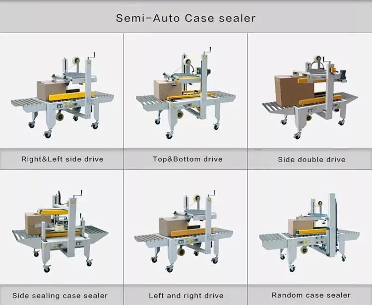 Adhesive Tape Automatic Box Packing Machine Electric Corrugated Box Strapping Machine