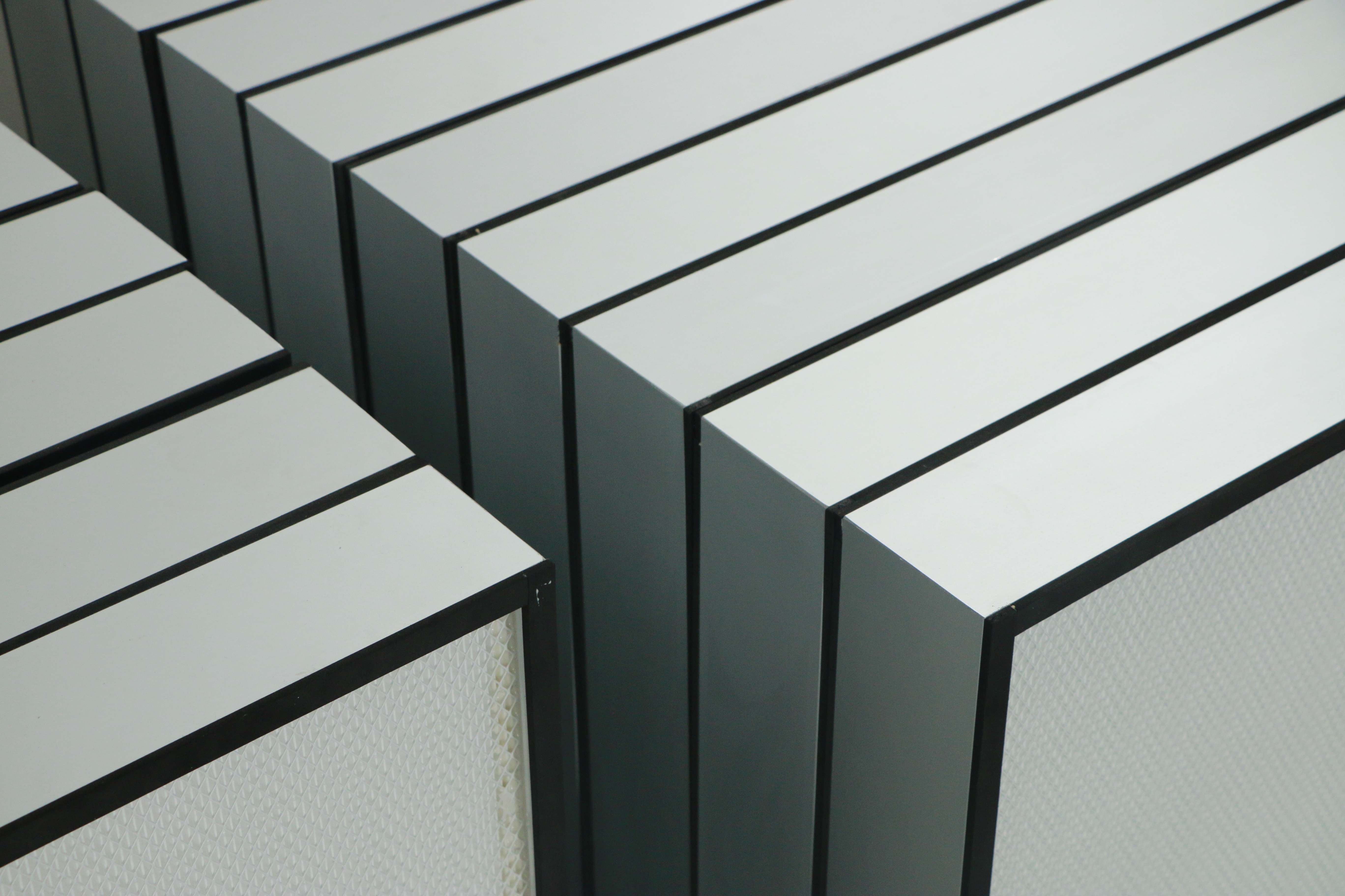Smart Breathable Hepa High Density Air Filter Aluminum Frame High Flow Air Filters