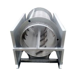  Pretreatment Rotary Drum Water Filtering Machine With SS304 316 Sieve And Micro Filter Manufactures