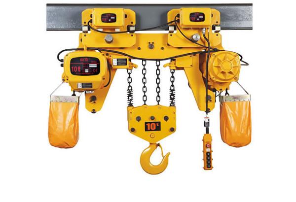 Low clearance ring chain crane, hhbb 10t electric chain crane, ring chain