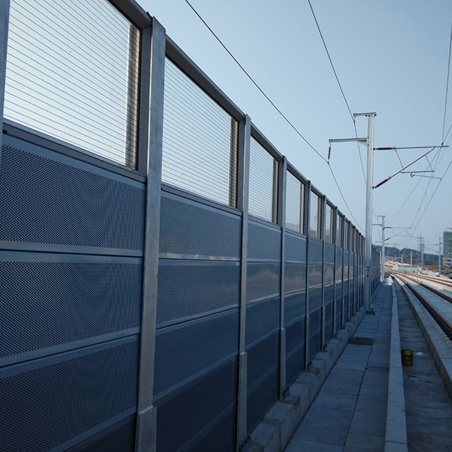 Acrylic PMMA Railway Sound Barrier Fence Noise Reduction Product