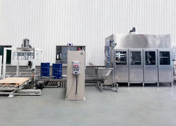Two Nozzles 200L Fully Automatic Acrylic Acid Chemical Liquid Filling Machine