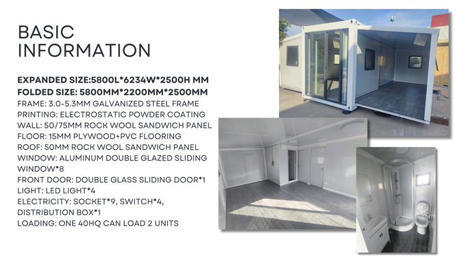 Flat Movable Prefabricated House