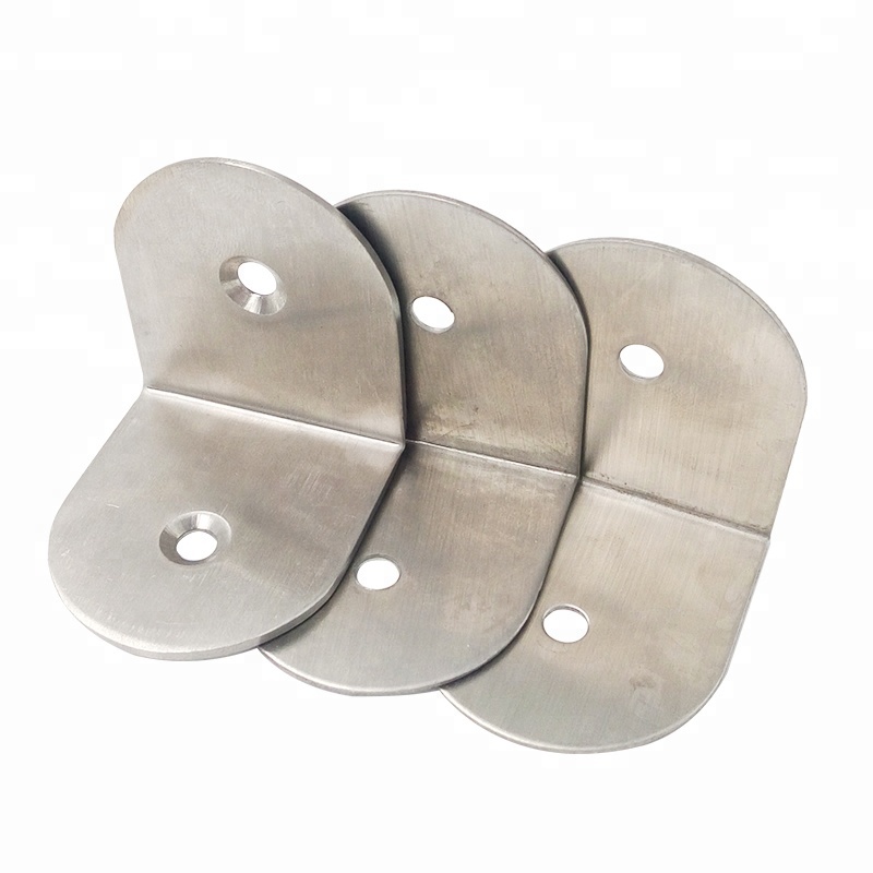 Custom Zinc Plated Carbon Steel Angle Bracket Galvanized Metal Steel Wood Connector Angle Corner Brackets