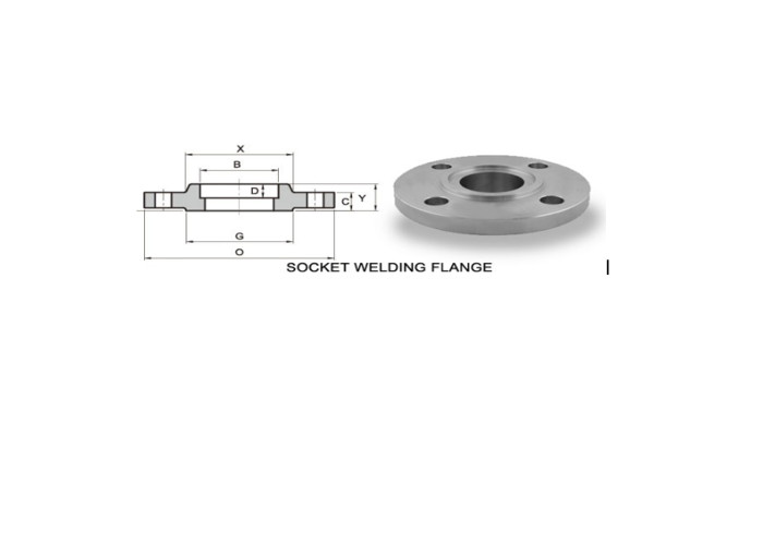 6" Class 300 Socket Weld Pipe Flanges ASTM A182 F316 / 316L ANSI B16.5 ANSI B16.47