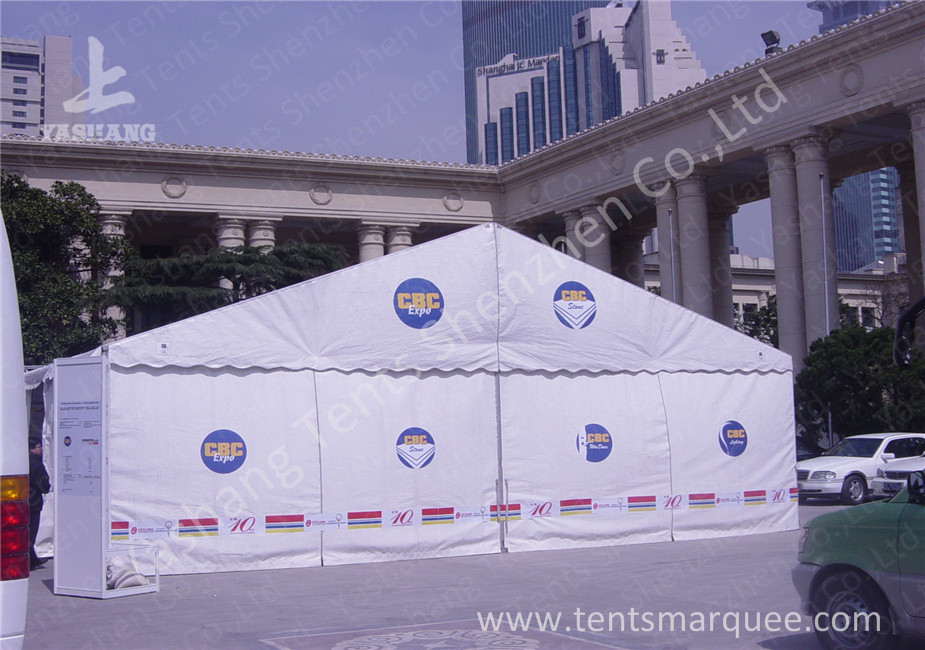 Yellow Lining Decoration Outdoor Event Tent , outdoor canopy tent Aluminum Alloy Framed