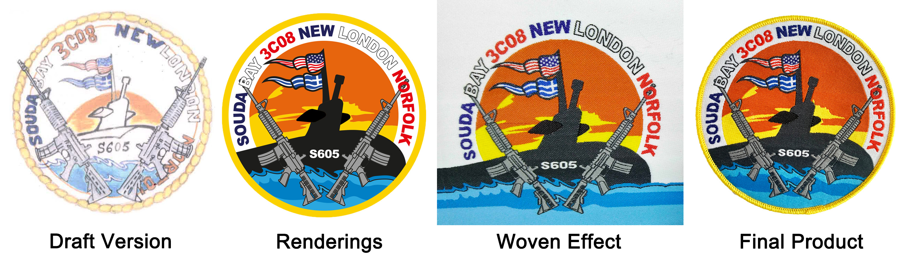 12 Colors Woven Patch Label For Events Souvenir Hats Clothes​