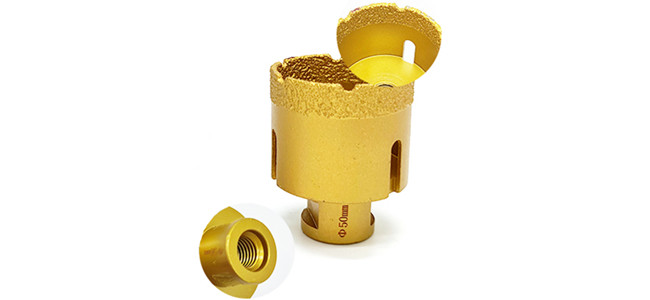 35mm Diamond Core Tile Drill Bit Vacuum Brazed M14
