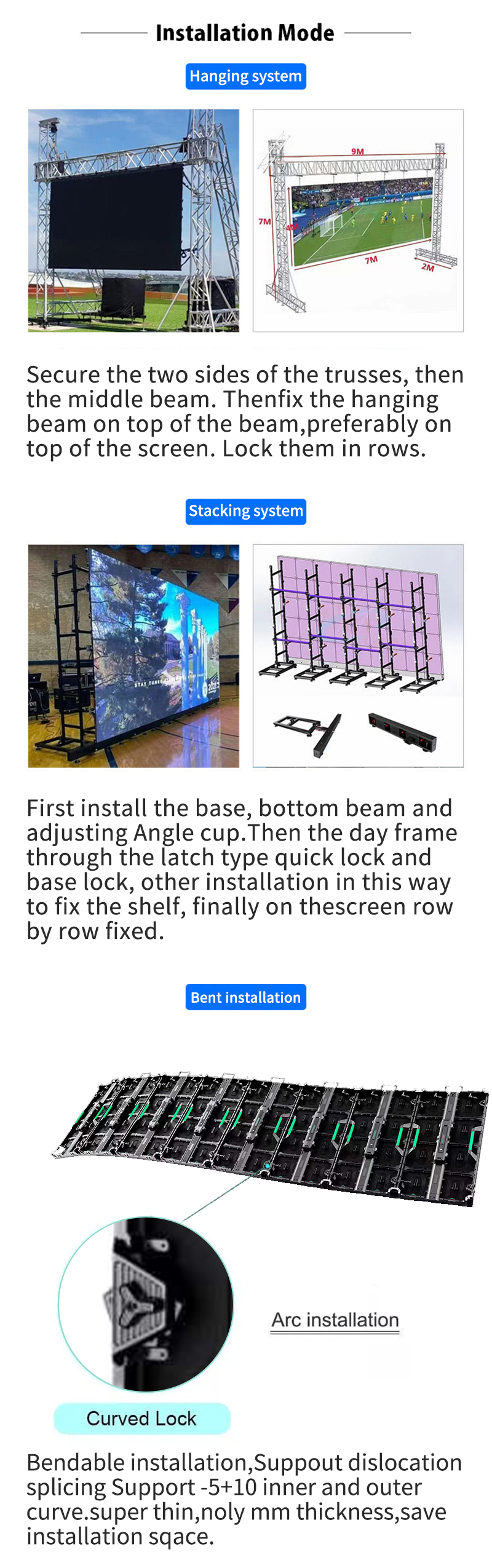 LED Display Panels Video Wall P1.5 P1.9 P2.5 P2.6 P3.91 P4.81 Outdoor Rental Pantalla Exterior Led Cinema Screen