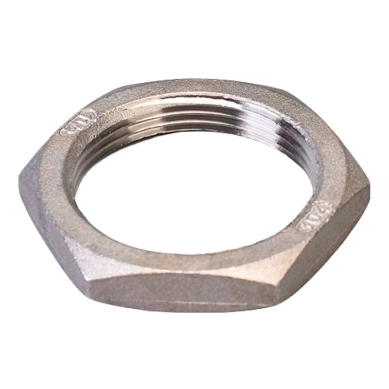 GB Standard Size 1/2-20 Hex Jam Nut Stainless Steel Thin Nut for Imperial Inch Measurement System