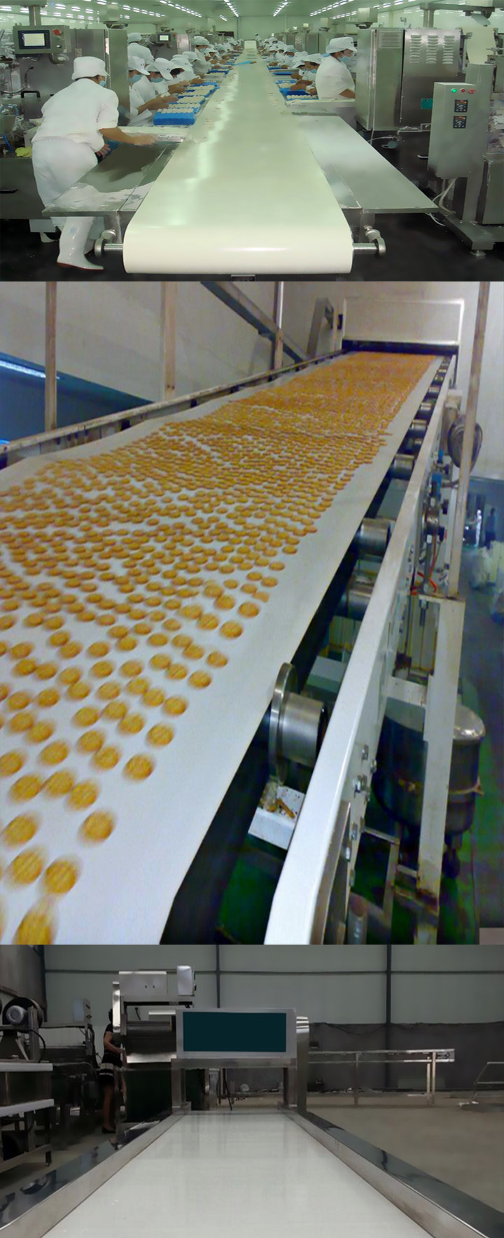 PVC / PU White Rubber Conveyor Belt Food Grade With Customized Size