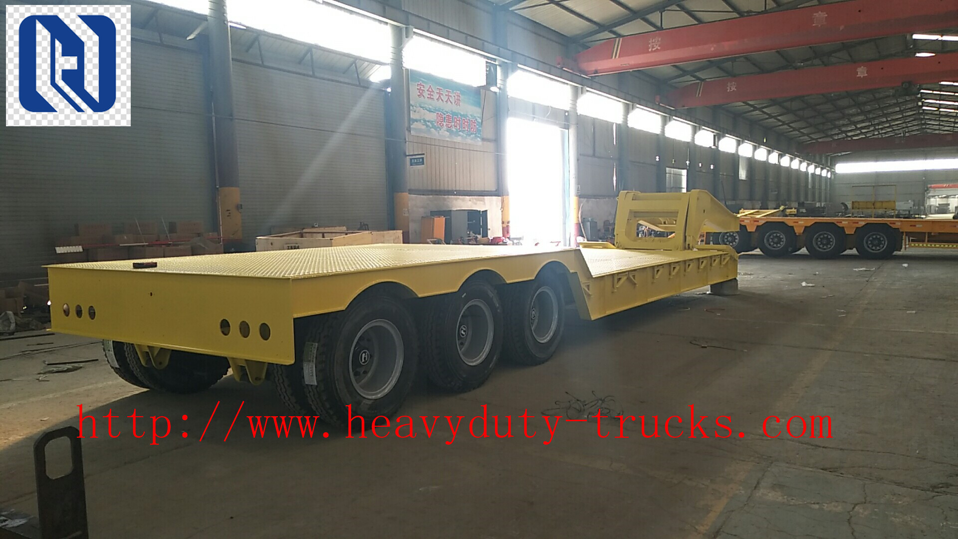 Utility Semi Trailer Trucks 8300mm X 2500mm X 1650mm 10.00R22.5 Tire