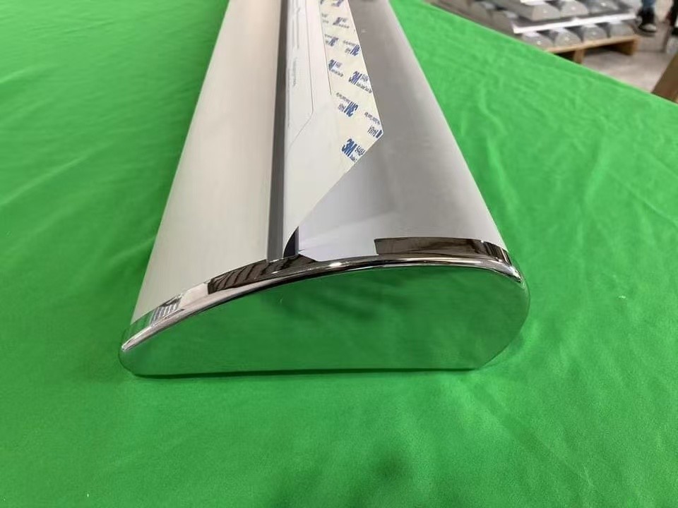 Wide board Retractable Roller Advertising Aluminum Banner Stand Roll up Display 85x200cm