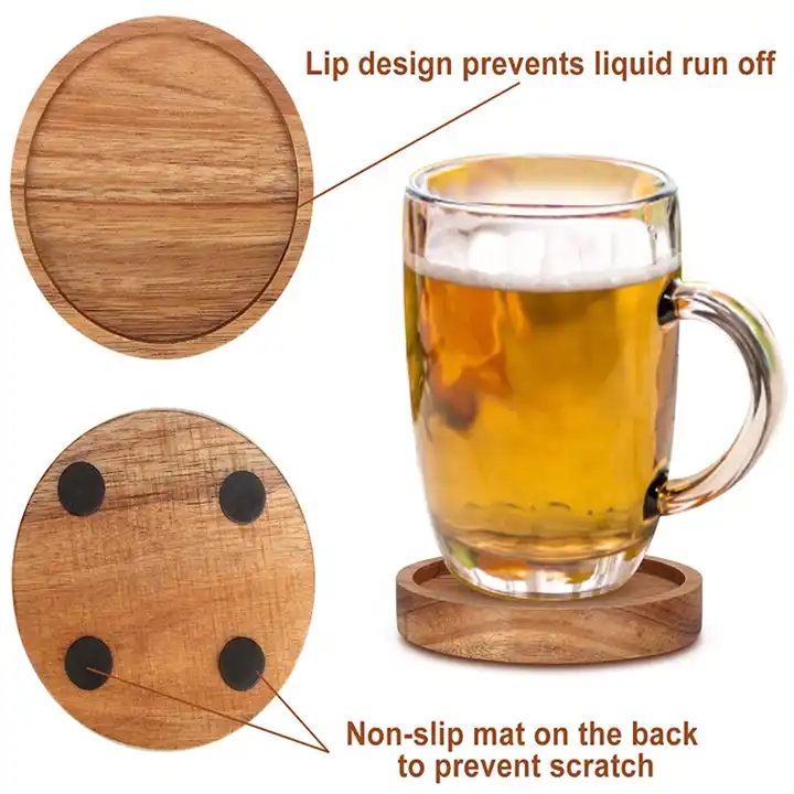 Manufacturers wholesale can customize beautiful practical durable high quality environmental protection home decoration coasters