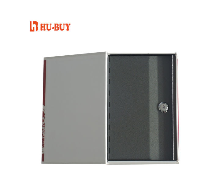 Steel Metal Cash Box Book Design With Key Lock Powder Coated Finishing