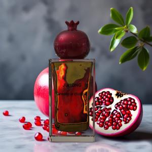 New Mould Pomegranate Shaped Customized Zamak Perfume Caps For FEA15 Standard Bottle Neck