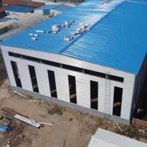 Custom Prefabricated Steel Structure Building with CE ISO SGS Certifications