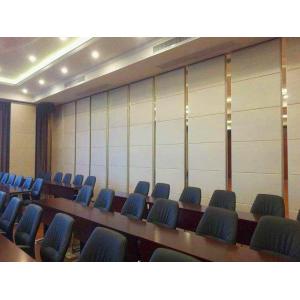  Industrial Mobile Sliding Operable Sound Proof Partitions / Folding Room Dividers Manufactures