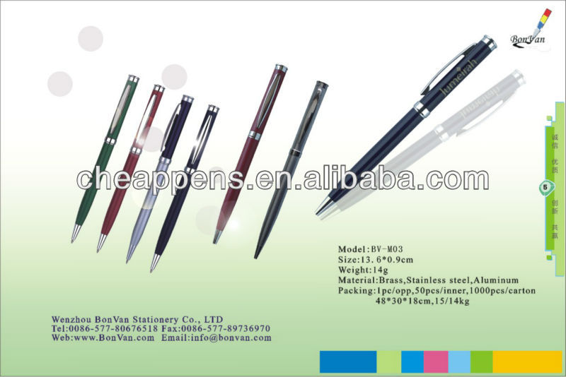 click metal pen with silicone grip, competitive price and quick delivery