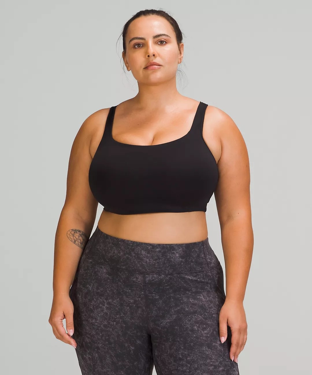 Spandex Racerback Sports Bra With Adjustable Straps , Fittin Padded Sports Bra