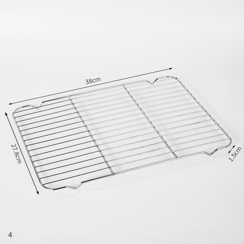 Durable Food Grade Non-Stick Stainless Steel Baking Net Mesh Pan Tray Rack Mesh