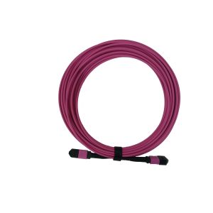 OM4 50/125um MTP-24 Fiber Patch Cable With 24 Fibers And 3.0mm Outer Diameter