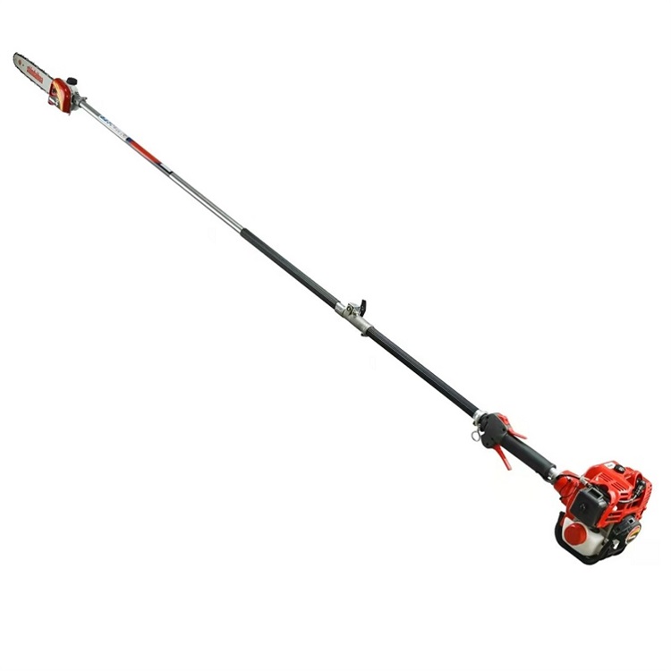 0.8KW Gasoline High Branch Chainsaw 4 Stroke 5.4KG Long Tree Trimming Pole Saw