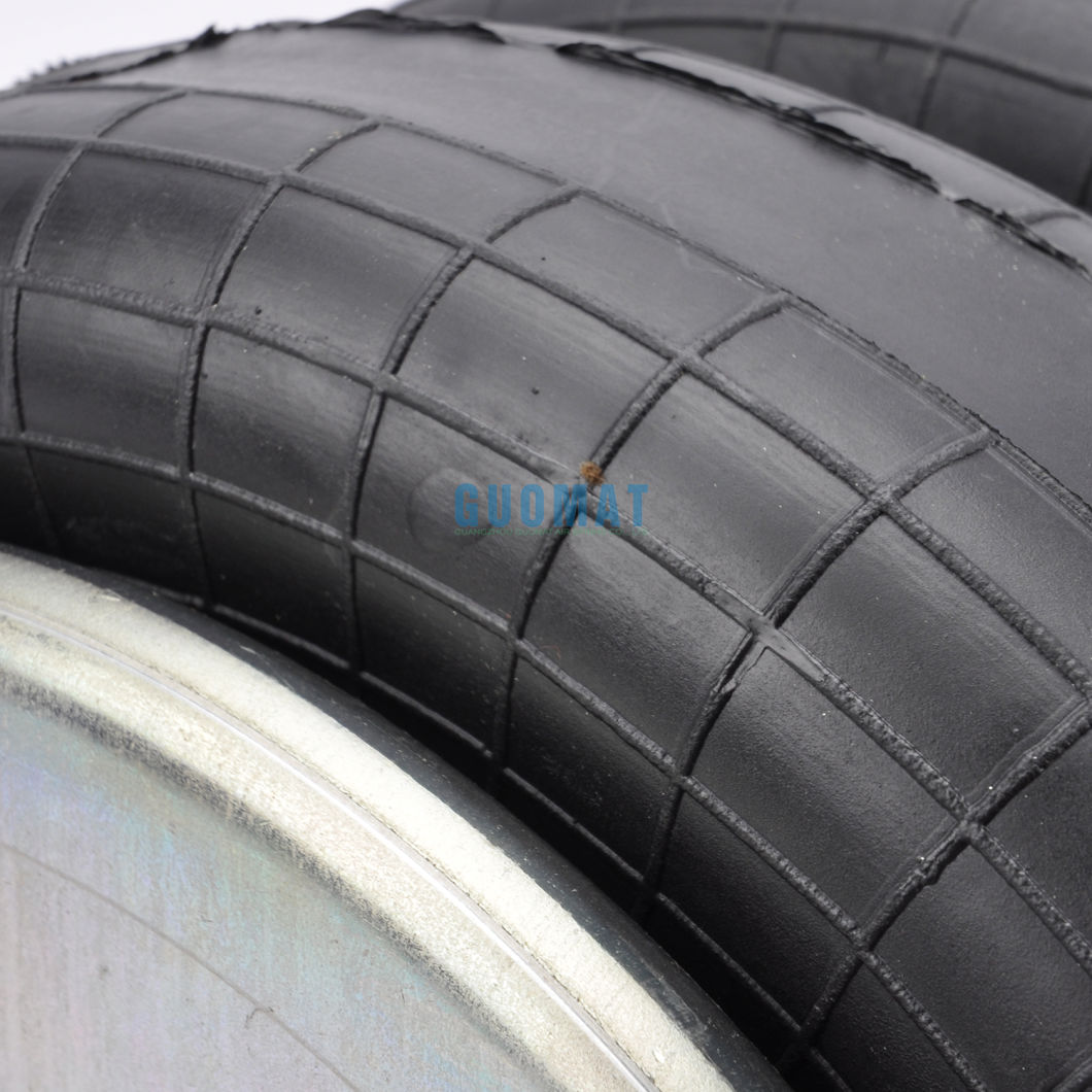 Triple Convoluted Air Bag Guomat No. 3b7386 Bellow No. 3b383 Industrial Air Spring 4X3/8-16unc Screw