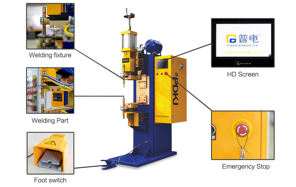 Three Phase PW MFDC Spot Welding Machine 240KVA 380V Mash Welder