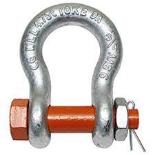 Retail Industry Carbon Steel 5/8 Bow Shackle with Galvanized Screw Pin