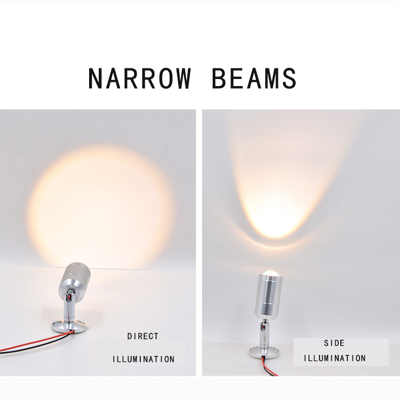 3W LED Mini Spot Light With Aluminum Lamp Body