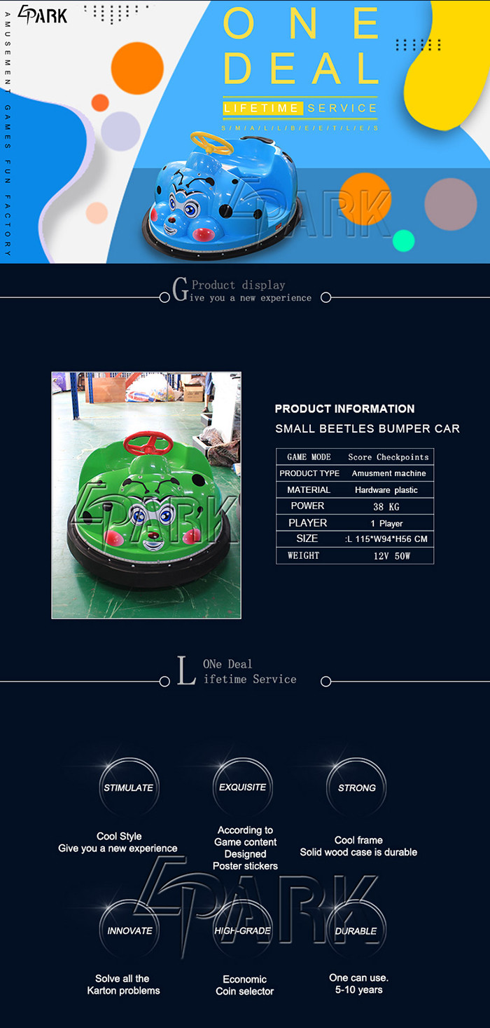 Rechargeable Racing Kids Bumper Car Indoor Playground Ride On Machine 12 V