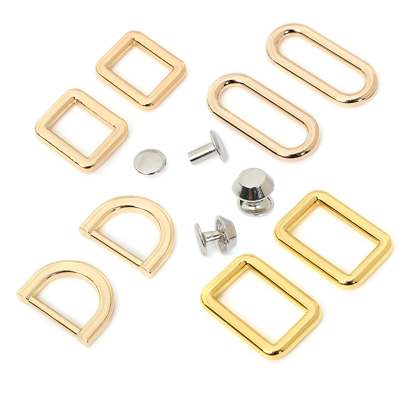 Alalamu D Shaped Handbag Rings Hardware Colorfast For Harnesses