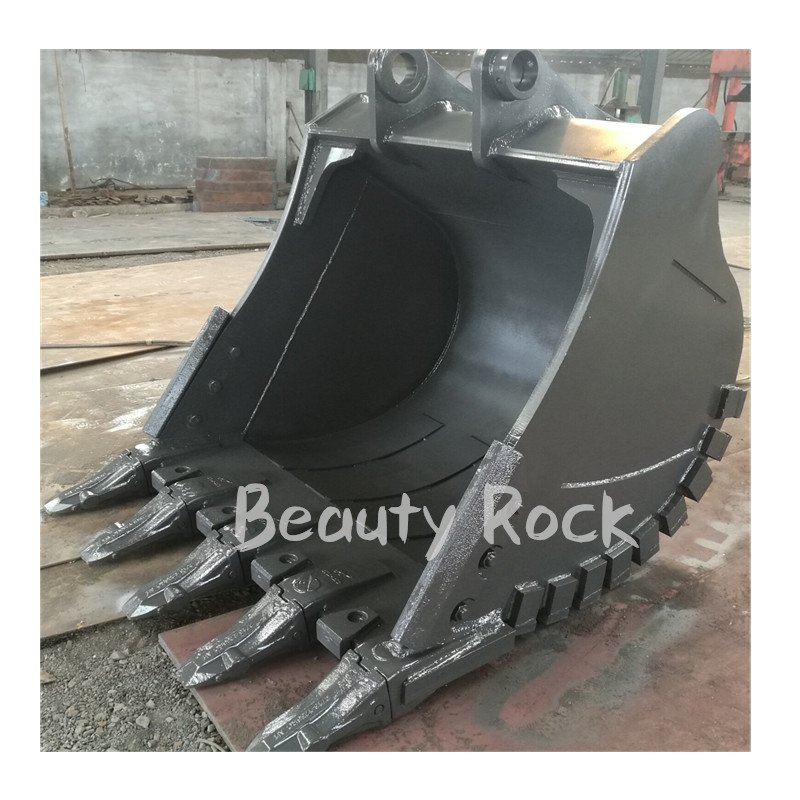 Standard Capacity 1.2 cum Excavator Heavy Duty Bucket For Dig Rock