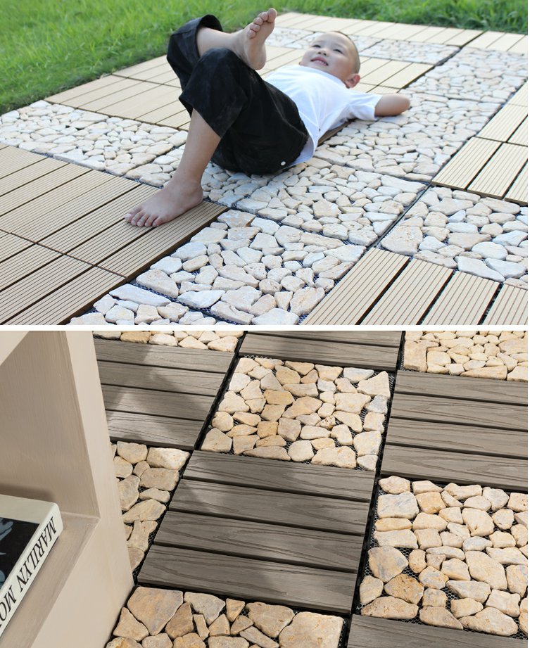Square Portable Dance Floor 91*91cm Platform Size for Stone Tile Wall and Paving Stone