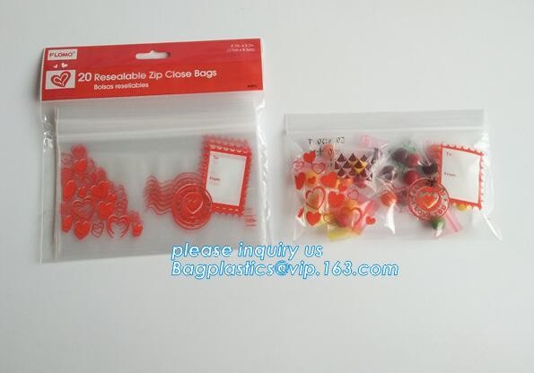 bag with Zip lockk China website No printing Transparent Stand up zipper pouch for food packaging, gift Zip lockk bags, pac