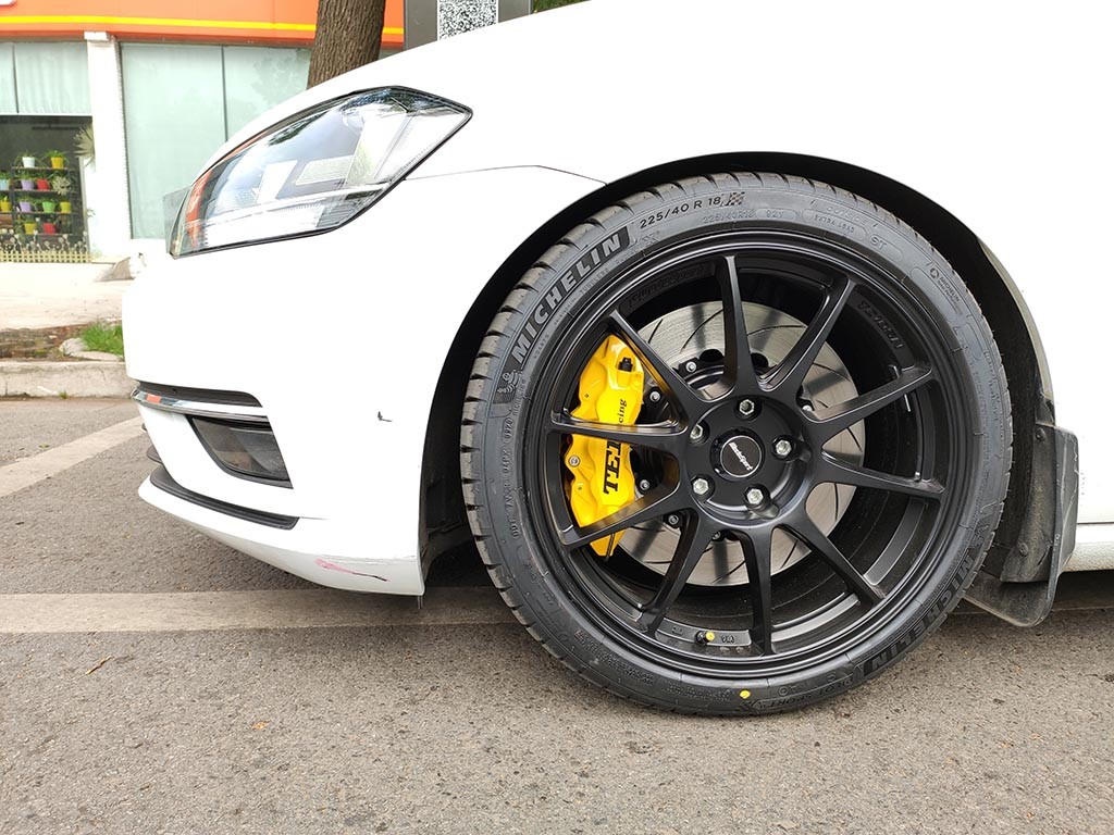 6 Piston TEI Racing Big Brake Kit For Golf 6 Front 18inch Wheel Front