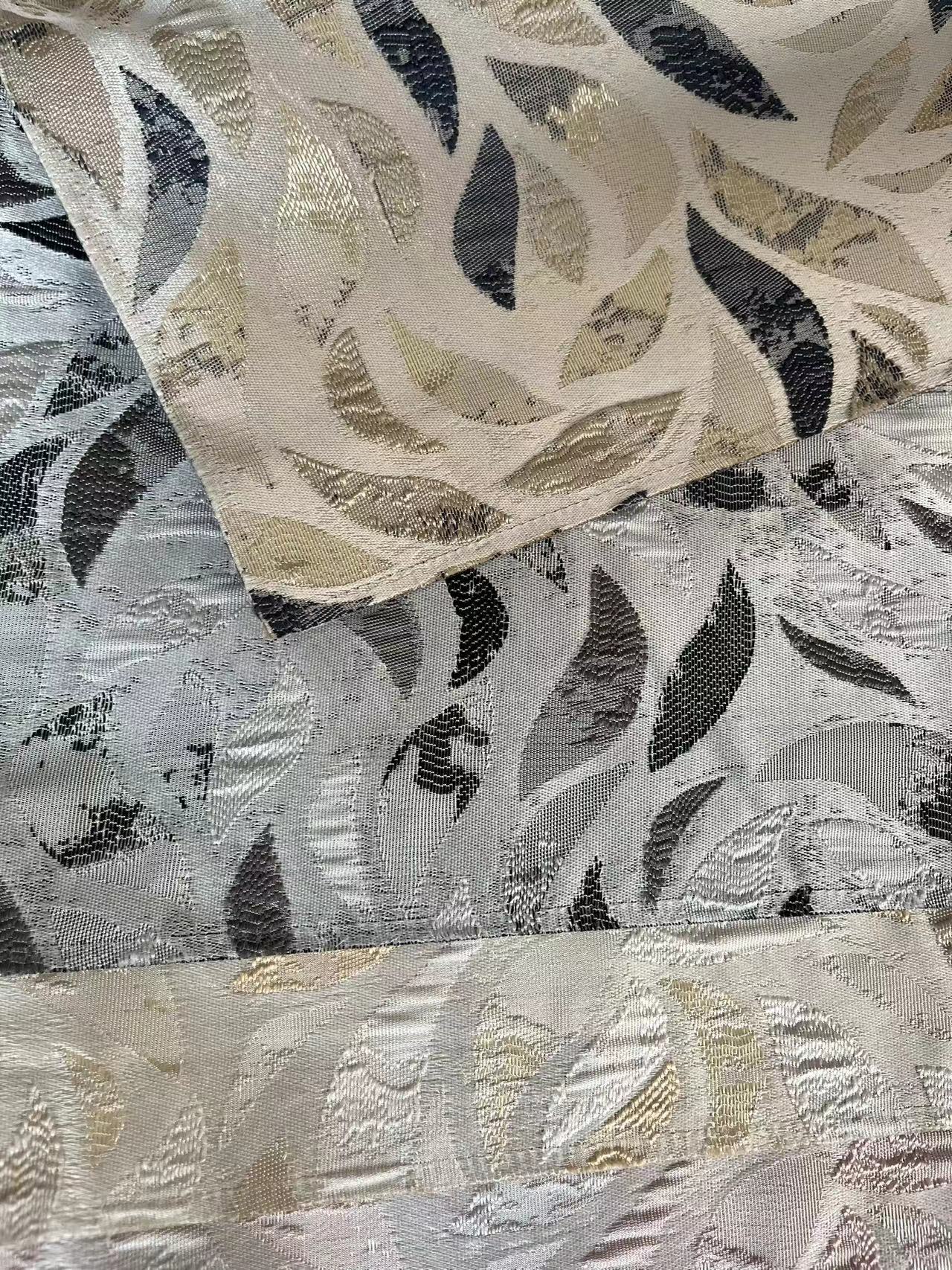 350gsm Aesthetic Fancy Curtain Fabric High End Curtain Fabric 100% Polyester
