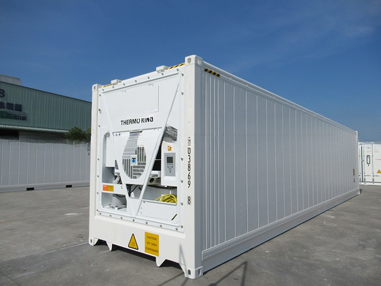 40ft Corten Steel and Aluminium Material Refrigerated Container with -30°C / -22F Deg Inside Temperature from Thermo King
