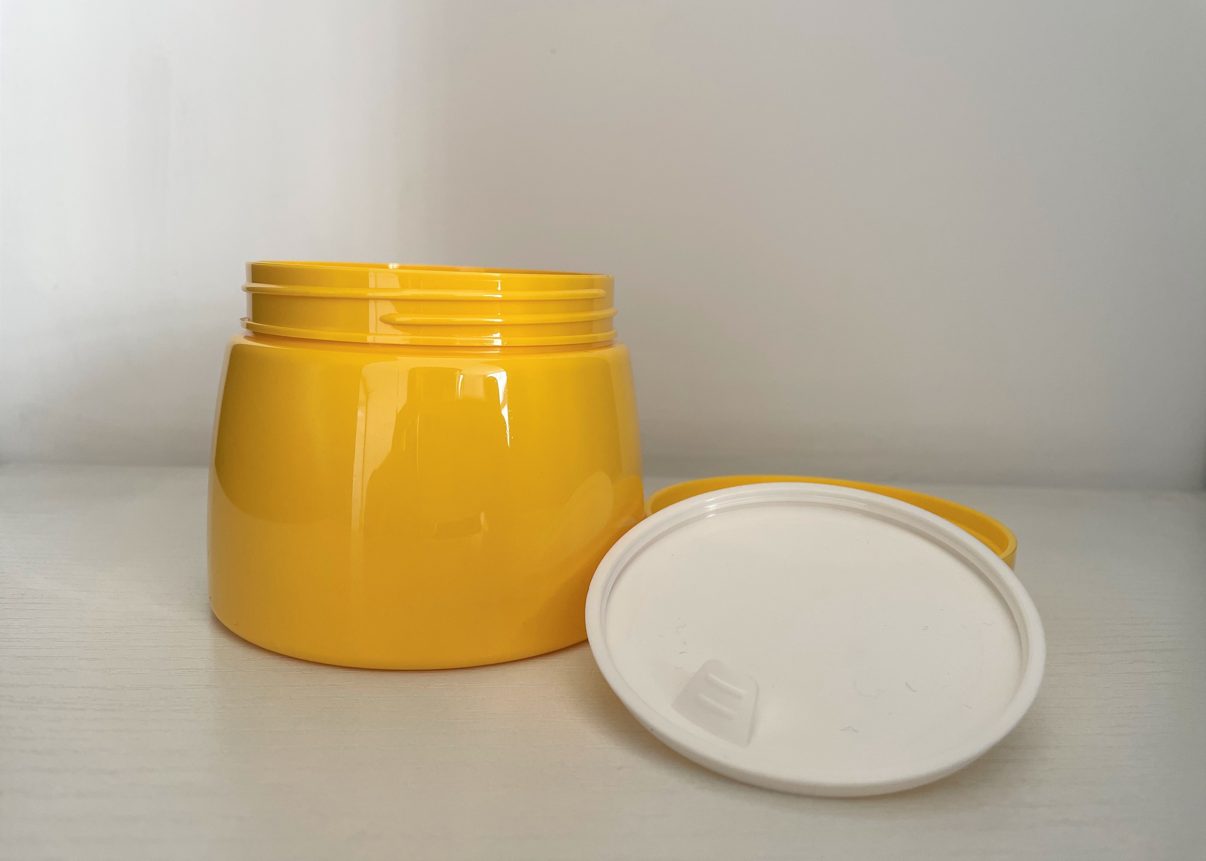 Cream 50g 250g Single Wall PET Plastic Jar With Screw Cap