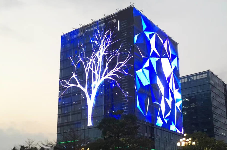 Outdoor P3.9 P7.8 Transparent Glass AVOE LED Display For Shopping Mall