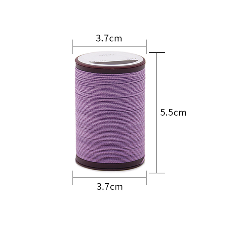 36g 0.55mm High Strength Cored Sewing Thread for Leather Sewing 80m Polyester Round Waxed Thread