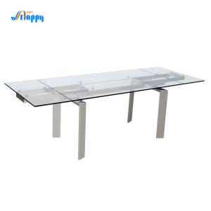 90cm Width Rectangular Extension Dining Table Easily Wiped Down With Modern