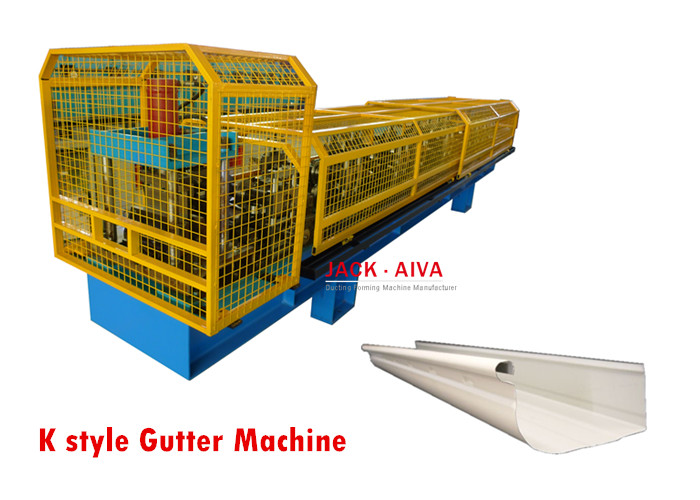  K Style Roof Gutter Roll Forming Machine, Gutter Machine Manufactures