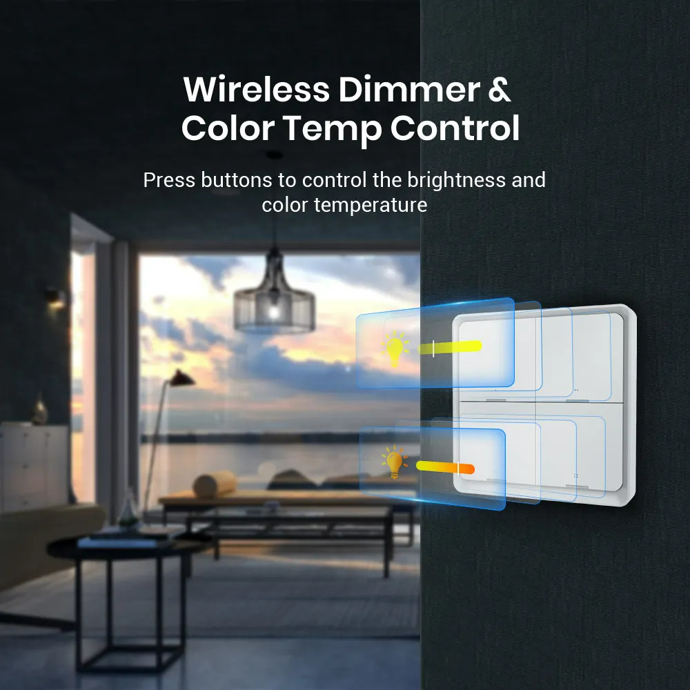 Bluetooth Smart 4 Gang Light Switch LED Light Spare Parts Touch Control