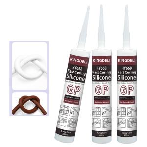  280Ml Construction Silicone Sealant , Silicone Glue For Glass OEM ODM Manufactures