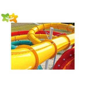Combination Plastic Pool Water Slide , Large Pool Slides High Mechanical