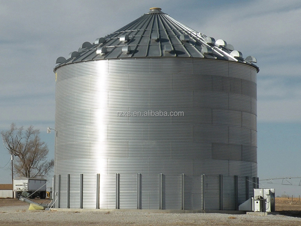 5000ton Corn Grain Storage Silo with Temperature Level Moisture Monitoring System